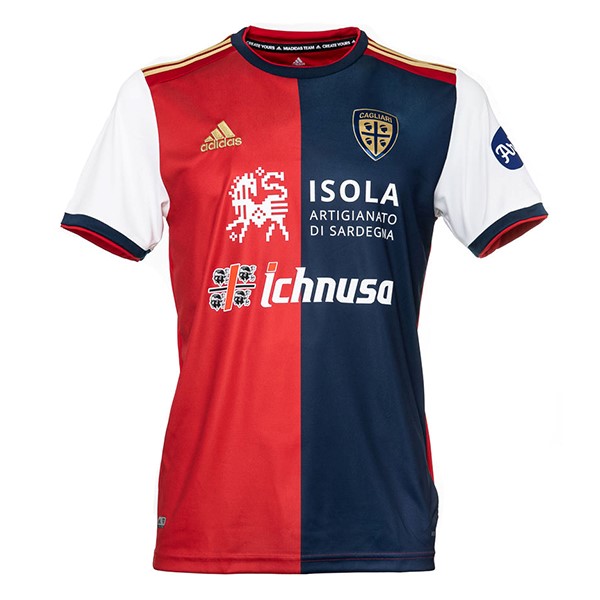 Camiseta Cagliari Calcio Replica Primera Ropa 2020/21 Rojo